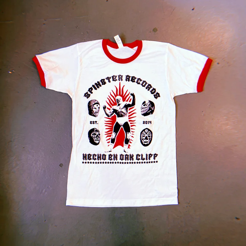 Spinster Records Luchador Shirt