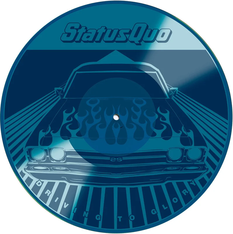 Status Quo - Driving To Glory (Blue) [Colored Vinyl] (Etch) (Uk)