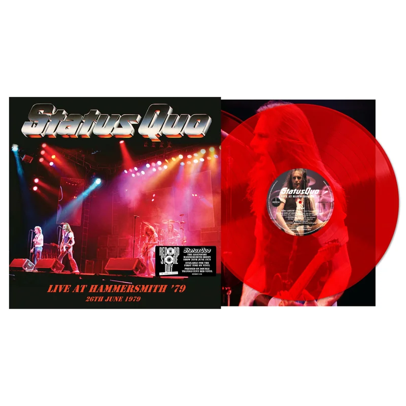 STATUS QUO - Live In Hammersmith 1979 - 2LP - Translucent Red Vinyl [Record Store Day 2026]