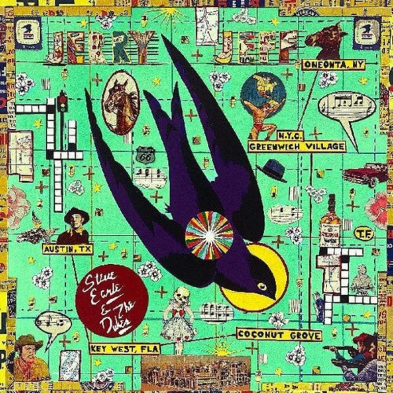 Steve Earle & the Dukes - Jerry Jeff - Indie LP
