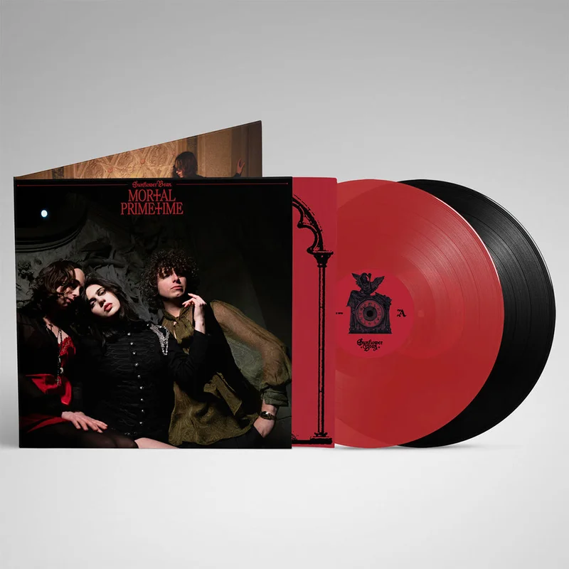 SUNFLOWER BEAN - Mortal Primetime (Deluxe Edition) - LP - Transparent Red + Bonus Black 12'' Vinyl