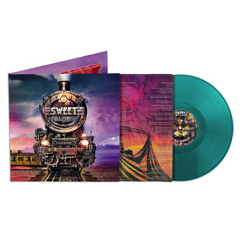 SWEET - Full Circle (Repress) - LP - Petrol Colour Vinyl