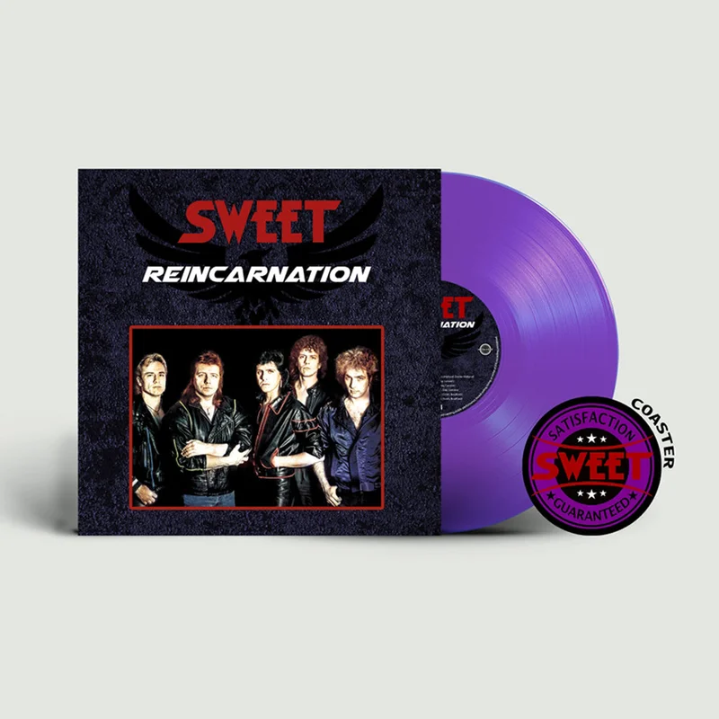 SWEET - Reincarnation (w/ Coaster) - LP - Purple Coloured Vinyl [APR 10]