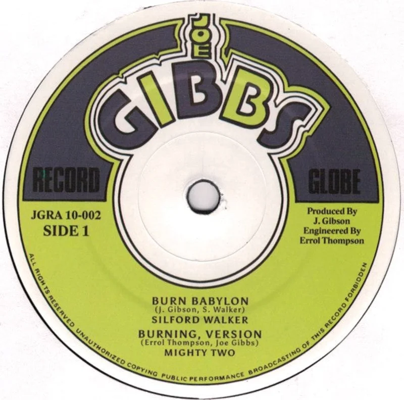 SYLFORD WALKER - Burn Babylon / Jah Golden Pen - 10" - Black Vinyl