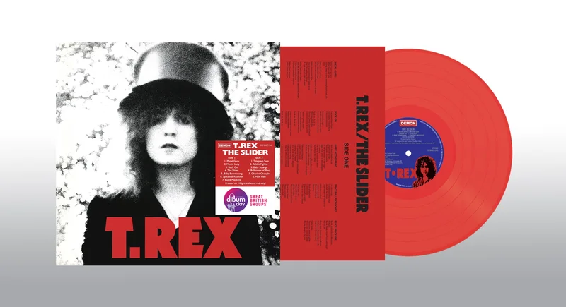 T. Rex - The Slider (140G Translucent Red Vinyl) - 1LP - 140g Translucent Red Vinyl  [National Album Day 2024]