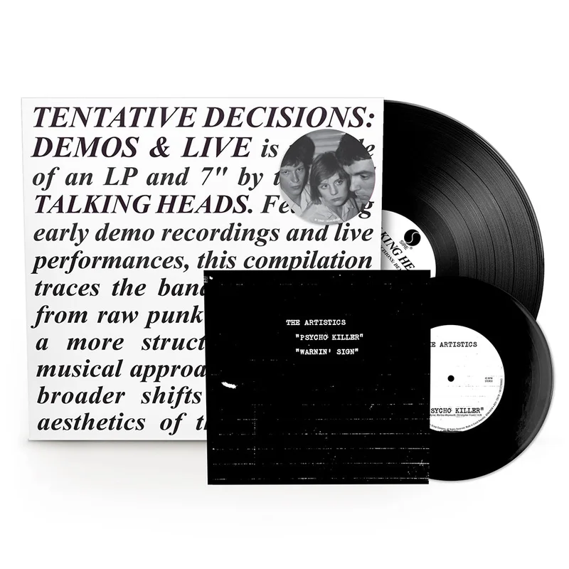 TALKING HEADS - Tentative Decisions: Demos & Live - LP + 7-inch - Black Vinyl [MAR 27]