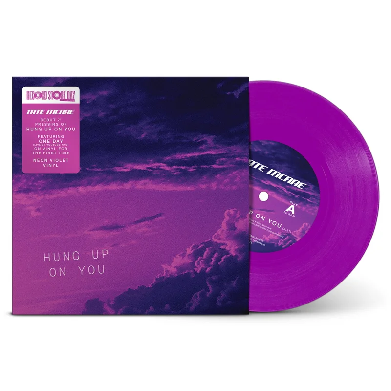 TATE MCRAE - Hung Up On You - 7" - Neon Violet Vinyl [Record Store Day 2026]