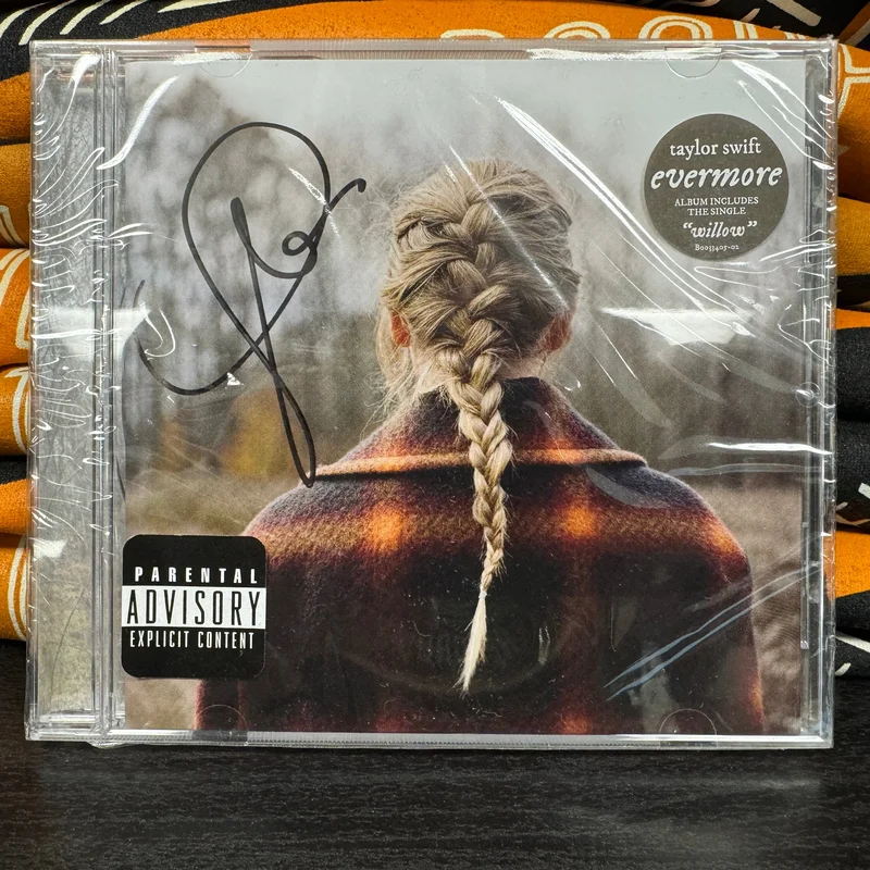 Taylor Swift  Evermore - Autographed CD