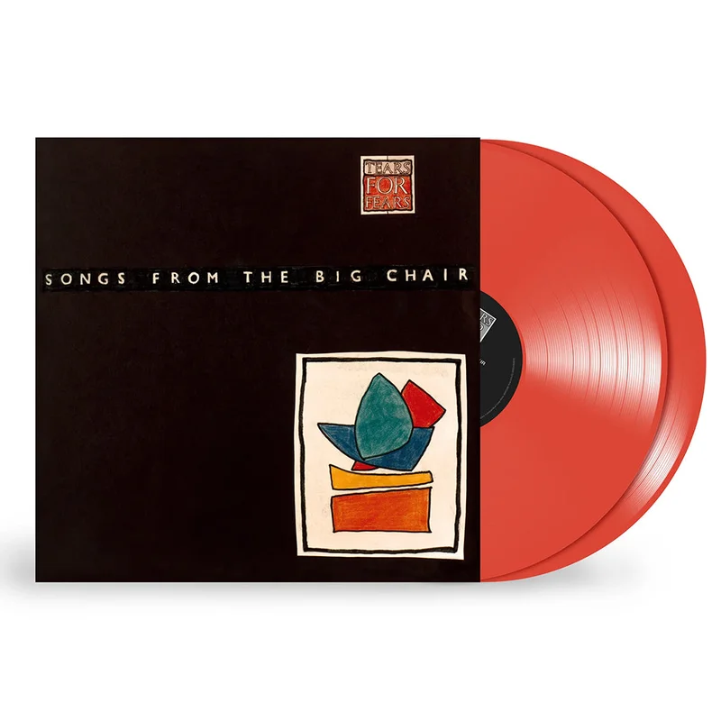 TEARS FOR FEARS - Songs From The Big Chair (40th Anniversary Expanded Edition w/ Alt. Cover Design) - 2LP - Transparent Red Vinyl