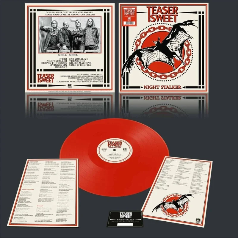 Teaser Sweet - Night Stalker - Red [Colored Vinyl] (Red) [Download Included]