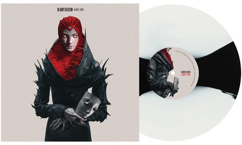 The Amity Affliction - House of Cards [Indie Exclusive White / Black / White Tri-Stripe]