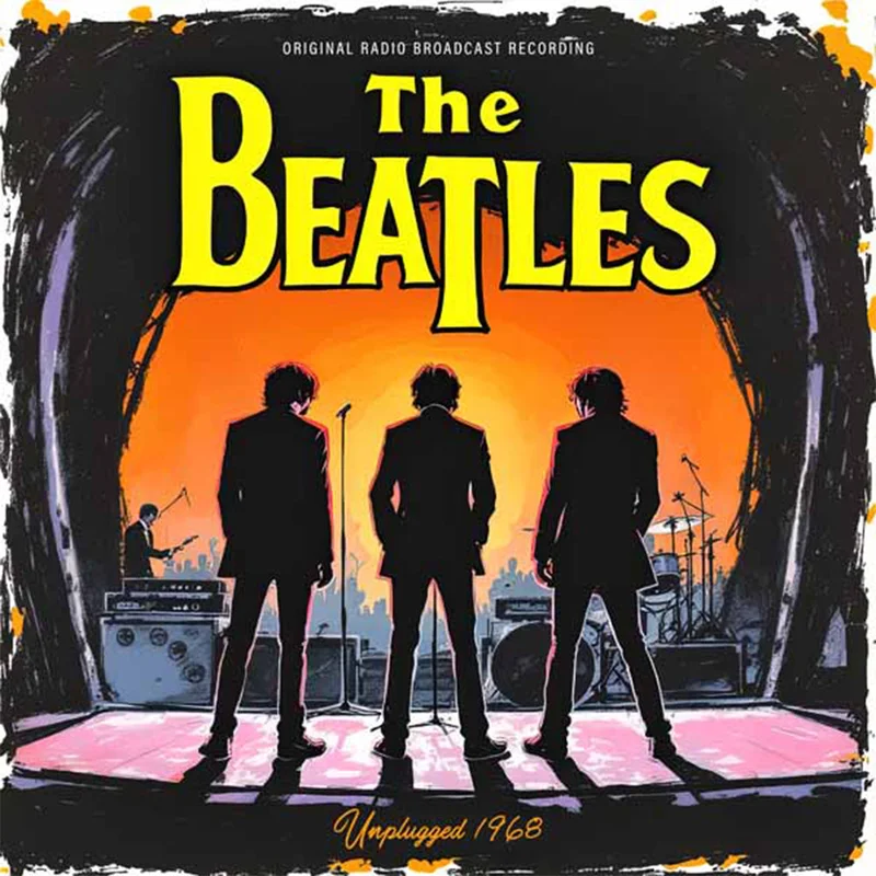 THE BEATLES - Unplugged 1968 - LP - Orange Vinyl