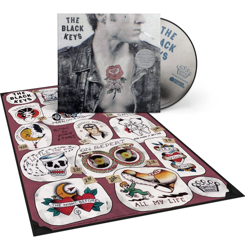 THE BLACK KEYS - No Rain, No Flowers (with fold-out Poster) - Gatefold CD