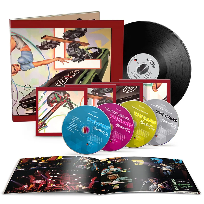 THE CARS - Heartbeat City (40th Anniversary Deluxe Edition) - 4CD + LP Set