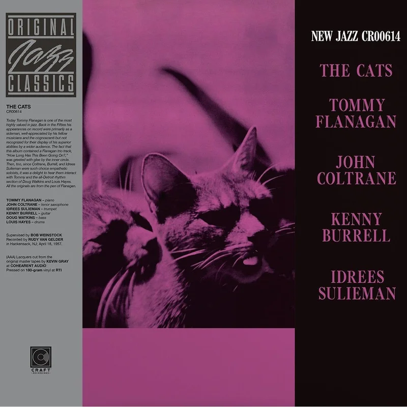 The Cats - Tommy Flanagan, John Coltrane, Kenny Burrell & Idrees Sulieman - The Cats - OJC LP