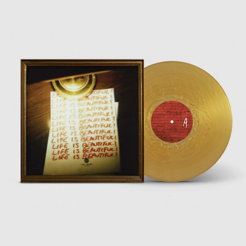 THE DEARS - Life Is Beautiful! Life Is Beautiful! Life Is Beautiful! - LP - Gold Vinyl