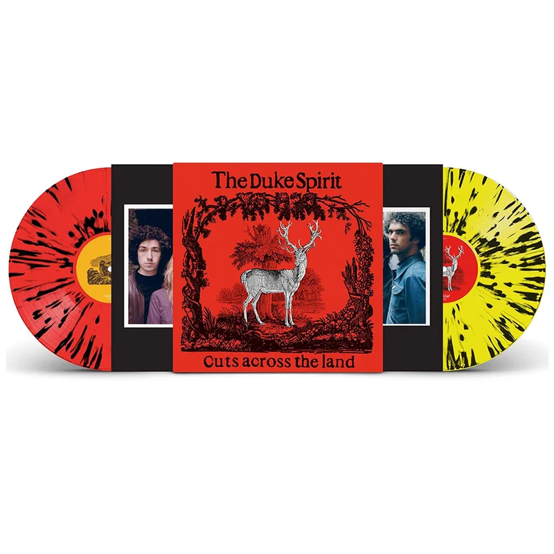 THE DUKE SPIRIT - Cuts Across The Land (Deluxe) - 2LP - 180g Yellow Splatter & Red Splatter Vinyl