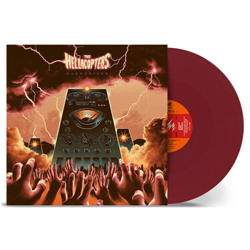 THE HELLACOPTERS - Overdriver (with Poster) - LP - Brick Red Vinyl [JAN 31]