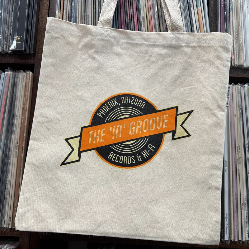 The 'In' Groove Record Store Tote Bag Canvas