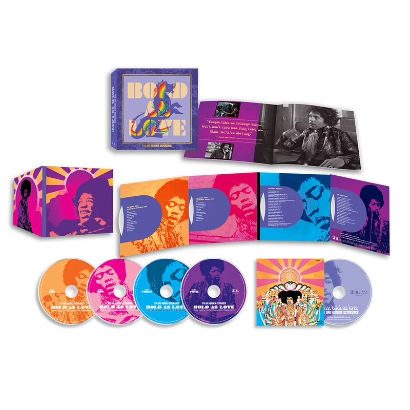 THE JIMI HENDRIX EXPERIENCE - Bold As Love - 4CD + Blu-ray - Deluxe Box Set
