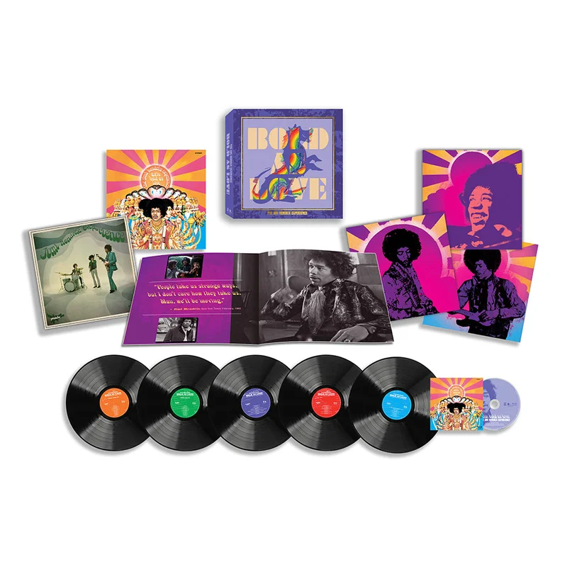 THE JIMI HENDRIX EXPERIENCE - Bold As Love - 5LP + Blu-ray - Deluxe Box Set