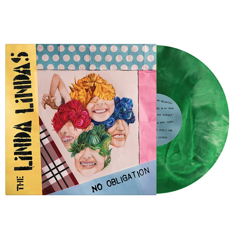 THE LINDA LINDAS - No Obligation - LP - Galaxy Green/White Vinyl