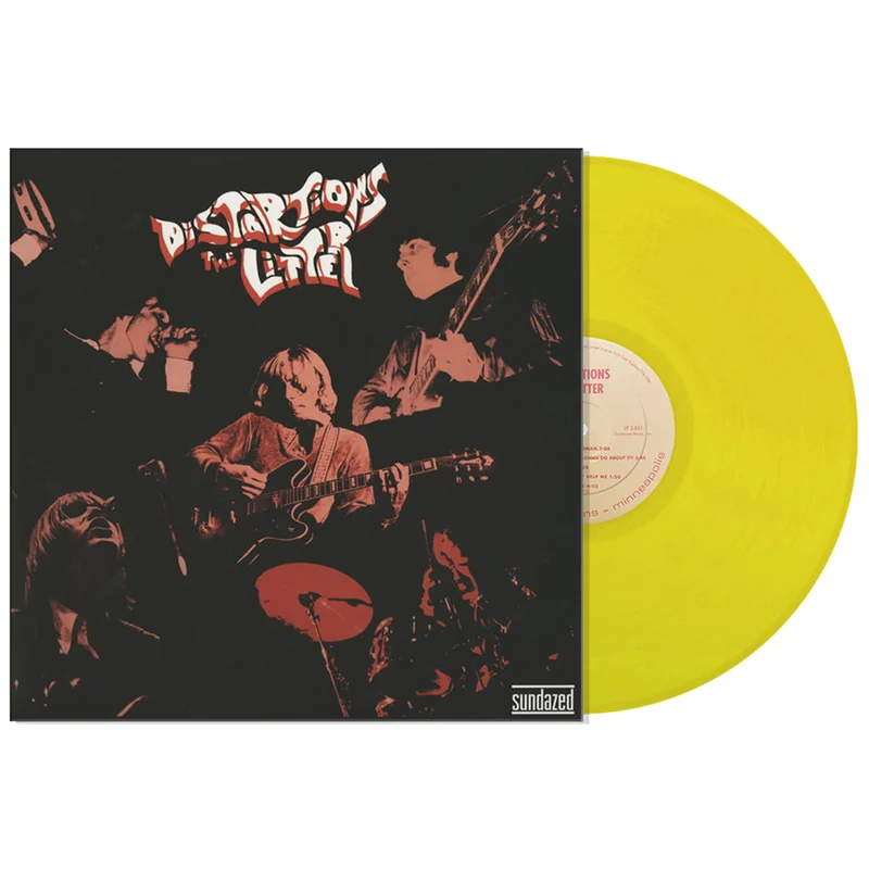 THE LITTER - Distortions (Reissue) - LP - Yellow Vinyl