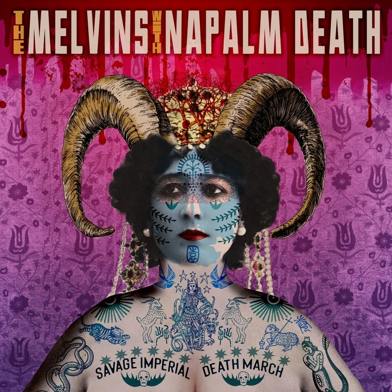 THE MELVINS WITH NAPALM DEATH - Savage Imperial Death March - LP - Black Vinyl [APR 10]
