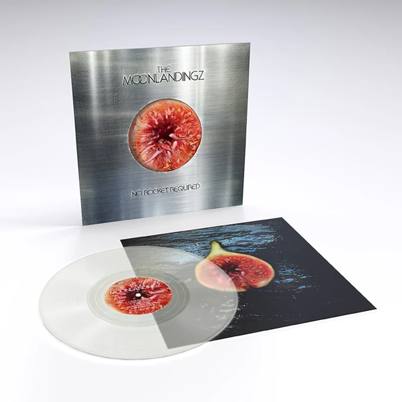 THE MOONLANDINGZ - No Rocket Required - LP - Transparent Milky Clear Vinyl