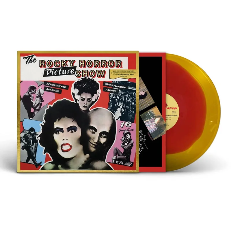 "THE ROCKY HORROR PICTURE SHOW" ORIGINAL CAST The Rocky Horror Picture Show (50th Anniversary Edition) - LP - Red & Gold Colour-in-Colour Vinyl