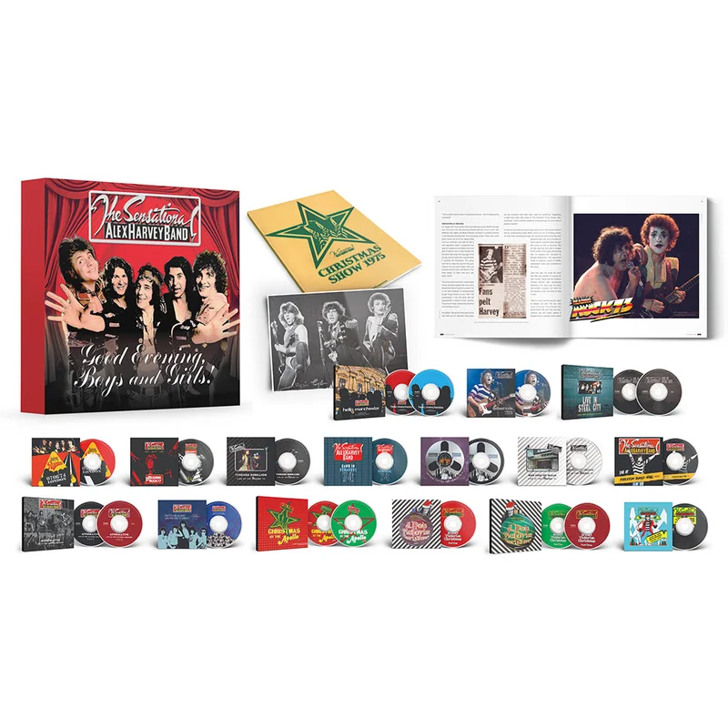 THE SENSATIONAL ALEX HARVEY BAND - Good Evening Boys And Girls (w/ 144-page Hardback Book) - 21 X CD - Deluxe Box Set [APR 10]