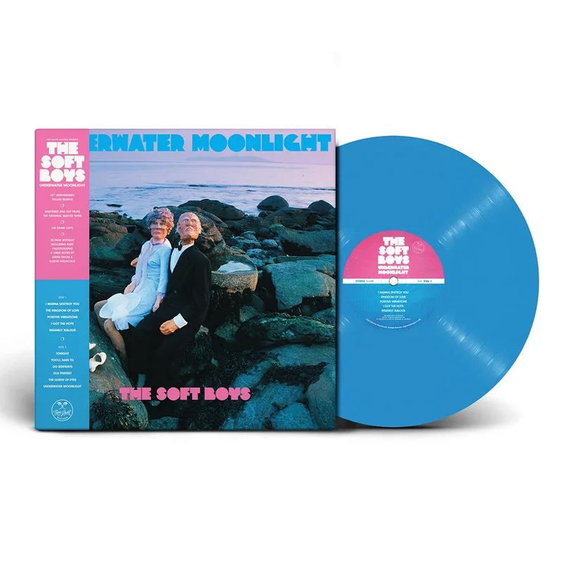 THE SOFT BOYS - Underwater Moonlight (45th Anniversary Remaster) - LP - Deluxe Blue Vinyl