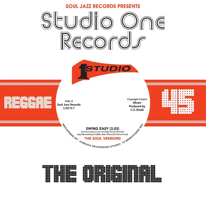 THE SOUL VENDORS - Swing Easy / Ringo Rock - 7'' - Vinyl [JAN 30]