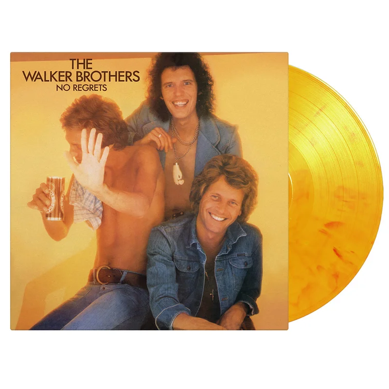 THE WALKER BROTHERS - No Regrets (50th Anniversary Edition) - LP - 180g Yellow, Red and Orange Marbled Vinyl