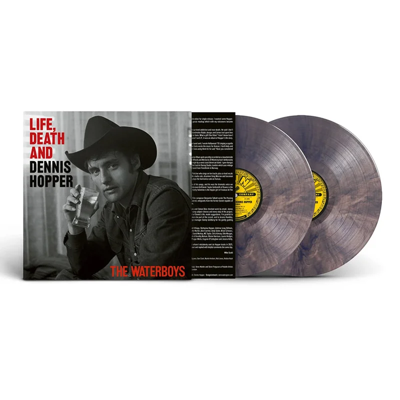 THE WATERBOYS - Life, Death And Dennis Hopper - 2LP - Psychedelic Waves Colour Vinyl