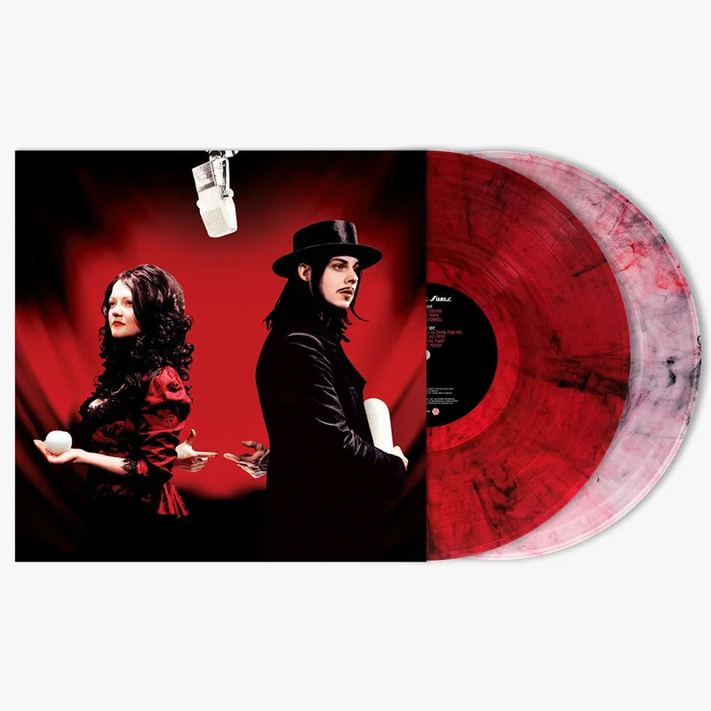 THE WHITE STRIPES - Get Behind Me Satan (20th Anniversary Edition) - 2LP - Clear w/ Red and Black Smoke Vinyl