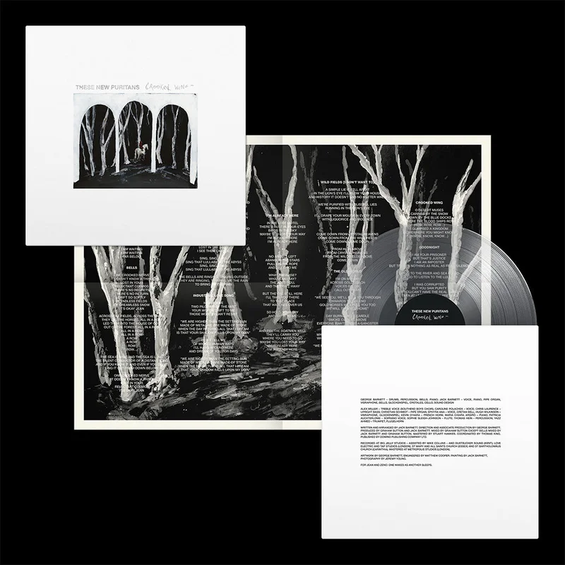THESE NEW PURITANS - Crooked Wing (w/ A2 newspaper style poster) - LP - Clear Vinyl