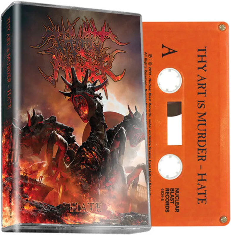 They Art Is Murder -  Hate [ORANGE CASSETTE]