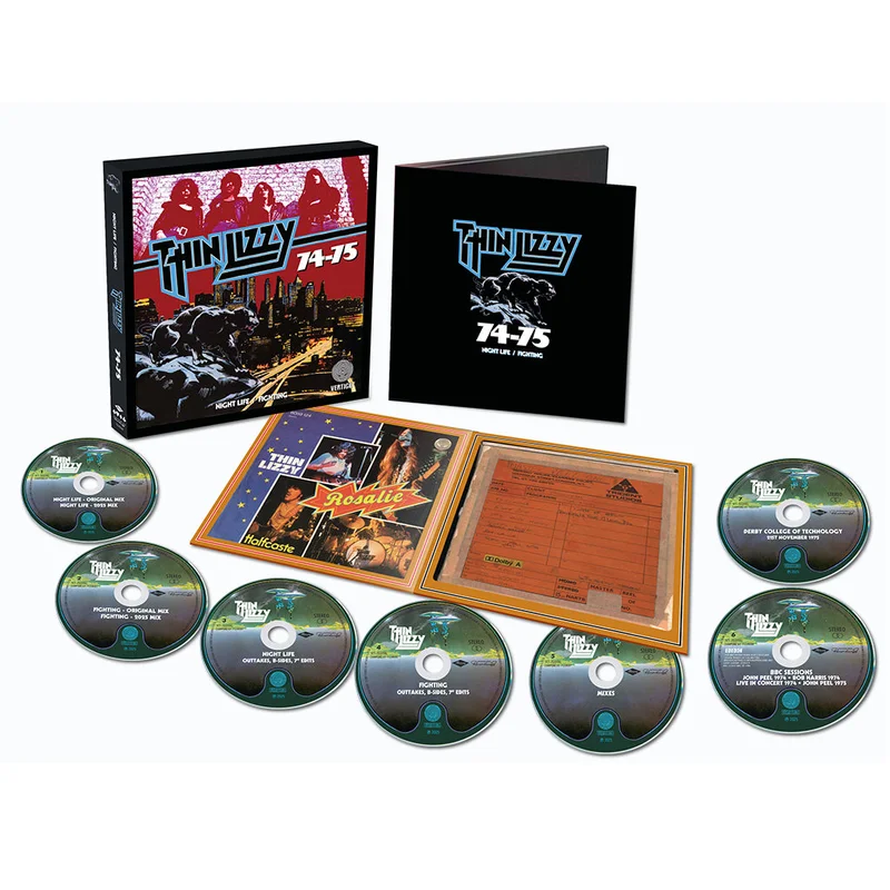 THIN LIZZY - 74-75: Night Life / Fighting - 7CD Box Set