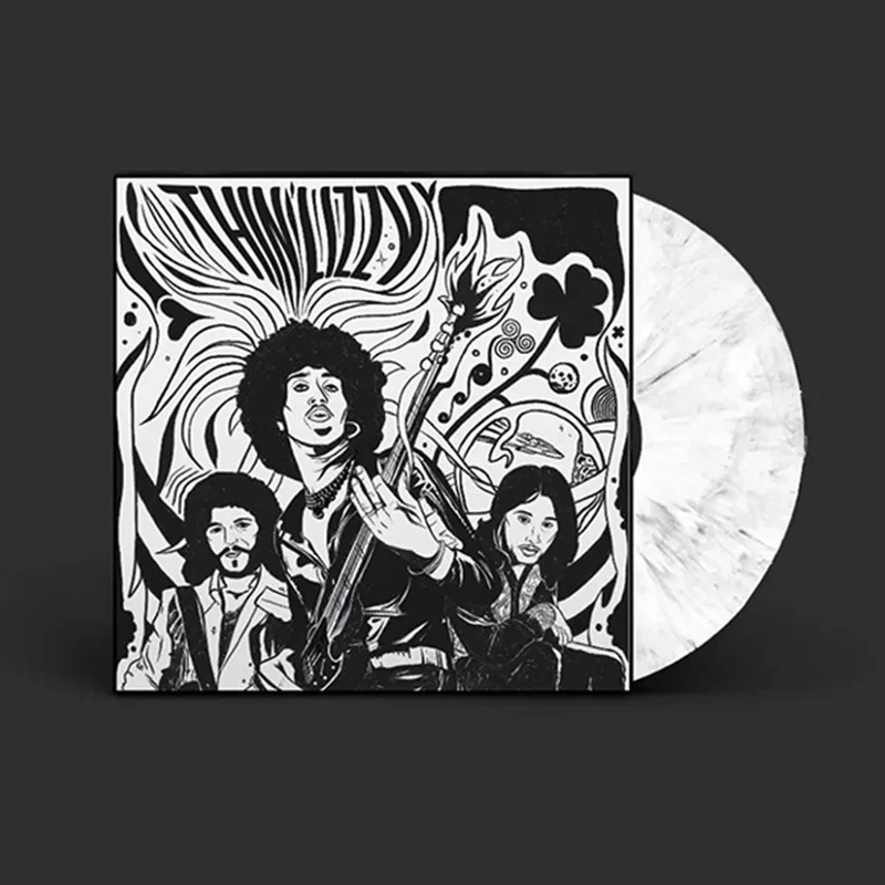 THIN LIZZY - Acoustic Sessions (w/ Alt Black & White Artwork + Bonus track) - LP - Black & White Marble Vinyl [JAN 24]