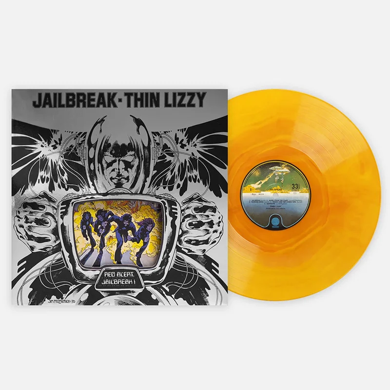 THIN LIZZY - Jailbreak (VMP Reissue with Art Print by Jim Fitzpatrick) - LP - 180g 'Overmaster Orange' Vinyl