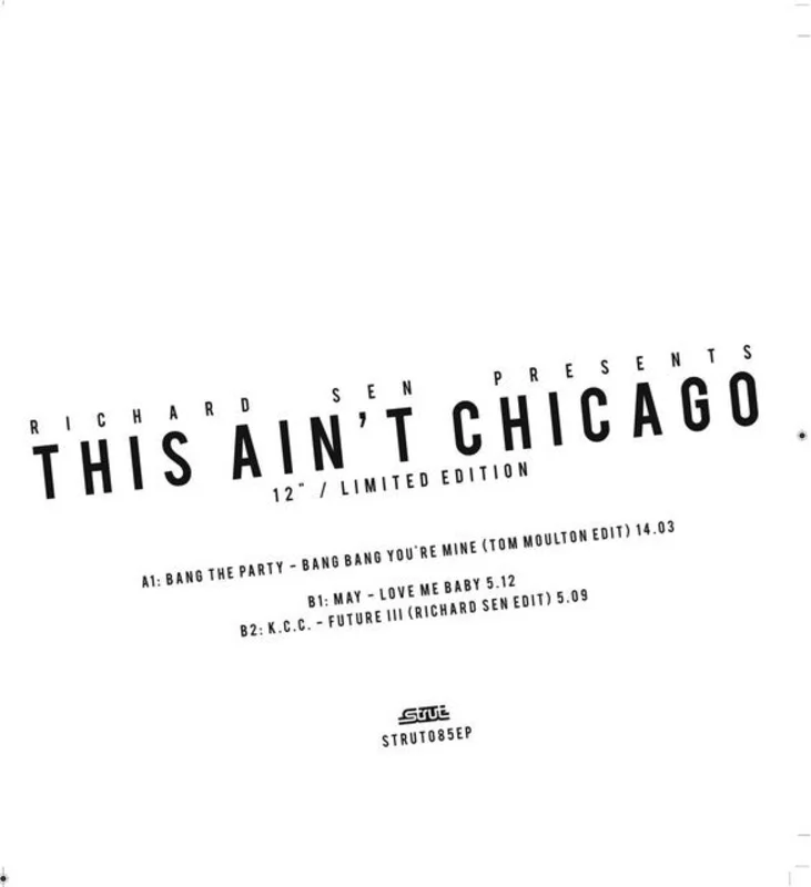 This Aint Chicago: Richard Sen Edits