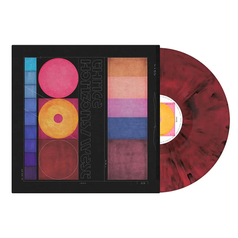 THRICE - Horizons / West - LP - Oxblood & Black Marble Colour Vinyl