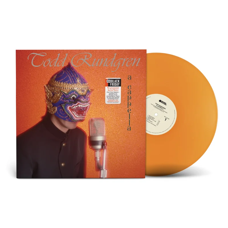 Todd Rundgren - A Capella 40th Anniversary - 1LP - Orange Vinyl  [RSD Black Friday 2025]