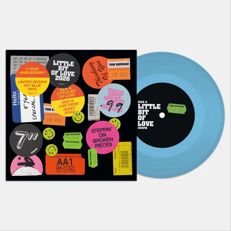 TOM GRENNAN - Little Bit Of Love - 7" - Sky Blue Vinyl [Record Store Day 2026]