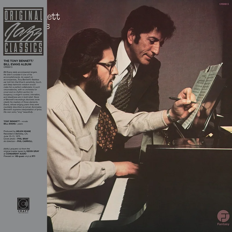 Tony Bennett & Bill Evans - The Tony Bennett Bill Evans Album - OJC LP