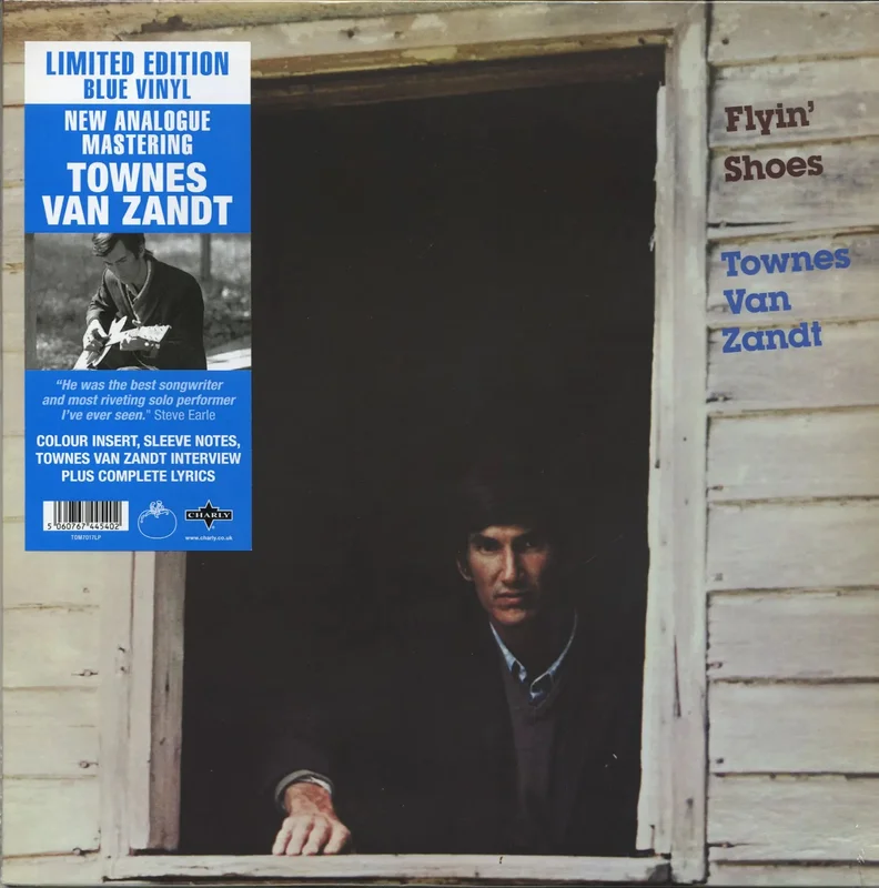 TOWNES VAN ZANDT - Flyin' Shoes (Reissue) - LP - Blue Vinyl