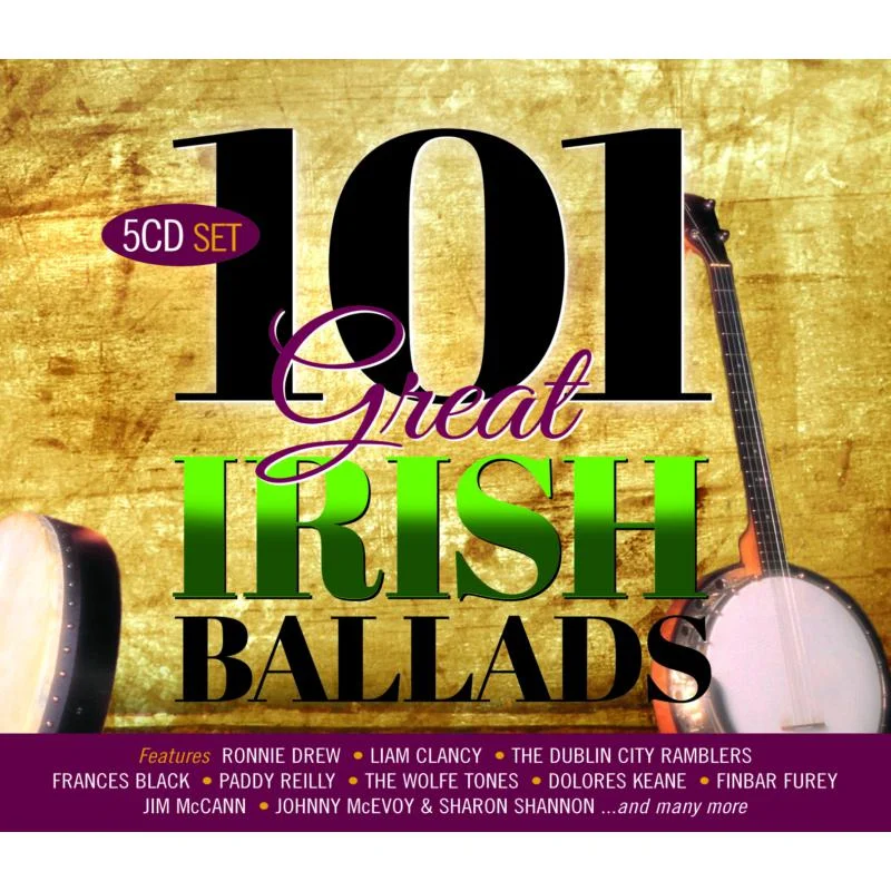 VARIOUS - 101 Great Irish Ballads - 5CD