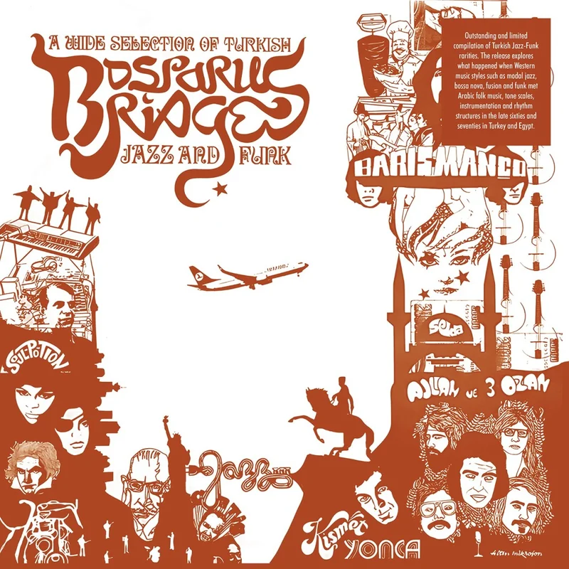 VARIOUS - Bosporus Bridges. A Wide Selection Of Turkish Jazz - LP - Vinyl