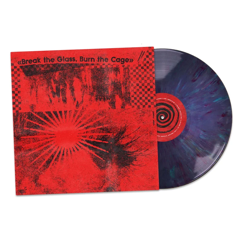 VARIOUS - Break The Glass, Burn The Cage (The Sound Of Indie Punk Rock) - LP - Recycled Colour Vinyl